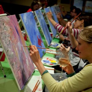 Beyond The Grape Onto the Canvas Paint and Sip Classes