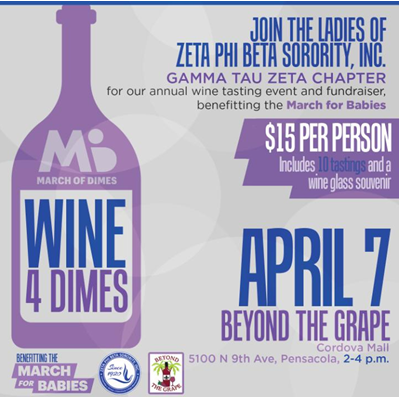 Beyond the Grape is Hosting the Annual “Wine for Dimes” Fundraiser